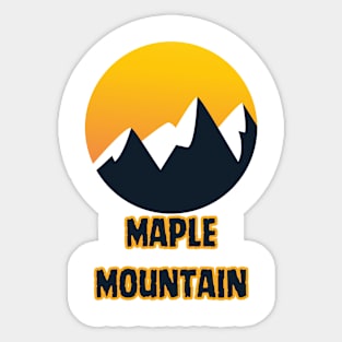 Maple Mountain Sticker